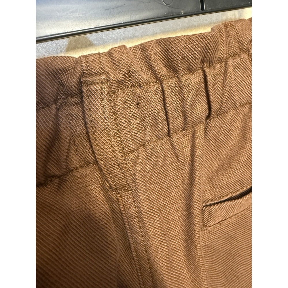 GAP Womens Brown Paperbag Waist Cotton Straight Leg Pants Size XL High Rise - Picture 13 of 13